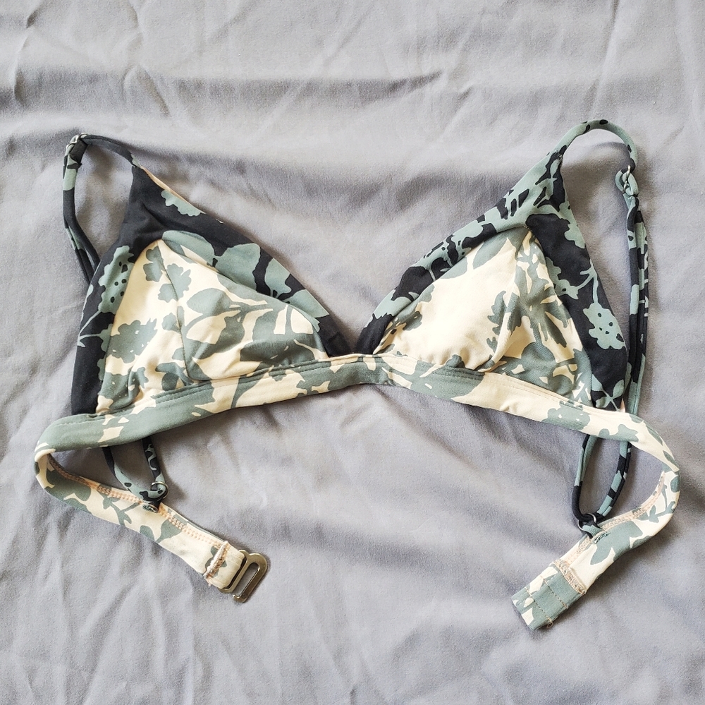 Maaji Night Rider Blk/Blue Bikini Top